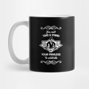 Vintage Dapper DJ: Fight For Your Right Mug